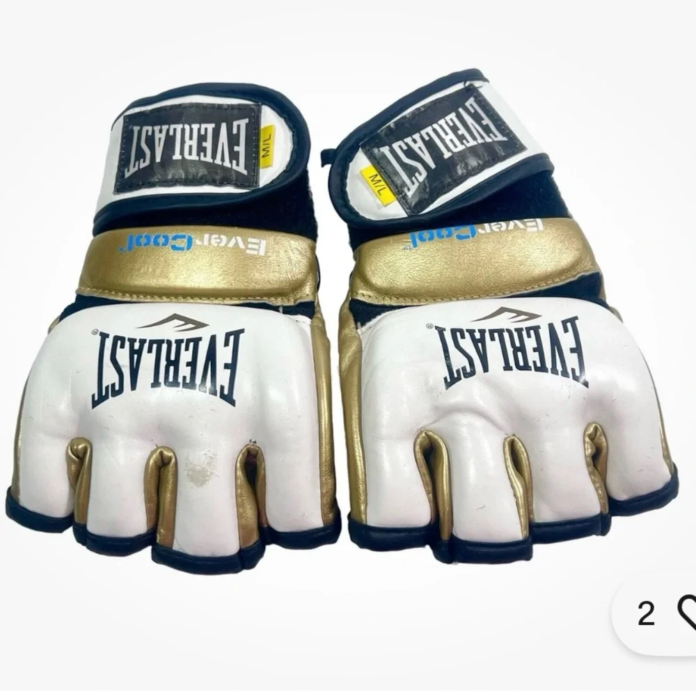 Everlast Multi-Purpose Training Gloves in Gold and White‎